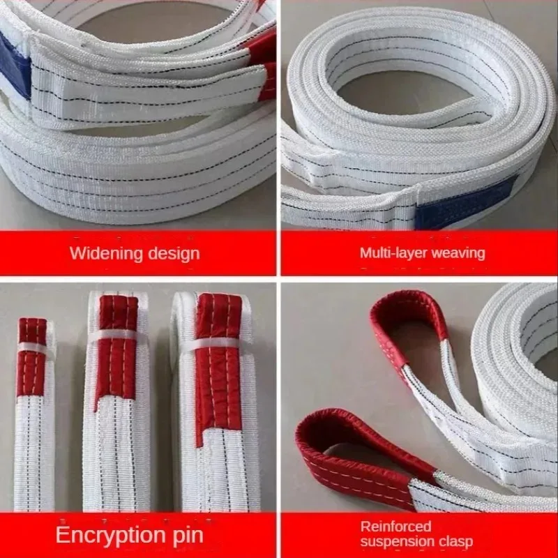 

ATV Tow Strap Car Trailer Ropes Off-road Vehicle Car Tool Tow Rope with Strong Double Hook 5 /10 /15 Tons Vehicle Rescue Rope