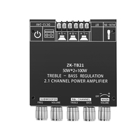2x50W+100W Stereo Audio Receiver Amplifier Board CS8673E/TPA3116D2 Chip Speaker DIY Module With Filter Bluetooth-compatible 5.0