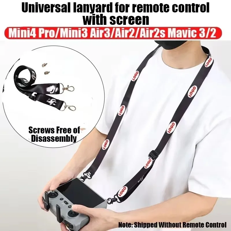 Cordón para controlador DJI RC, RC 2 y RC Pro, correa para el cuello RC con cordón DJI Mini 4 Pro, Compatible con DJI Mini 3 Pro/Mavic 3/Air2