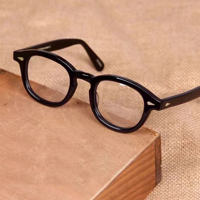 Johnny Depp Lemtosh Glasses Men's Computer Glasses Frame Women's Luxury Brand Retro Acetate Men's Transparent Lens Glasses