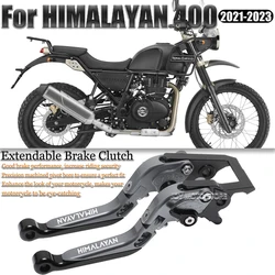 For Himalayan 400 2021-2023 Motorcycle Accessories CNC Adjustable Folding Extendable Brake Clutch Levers Handle
