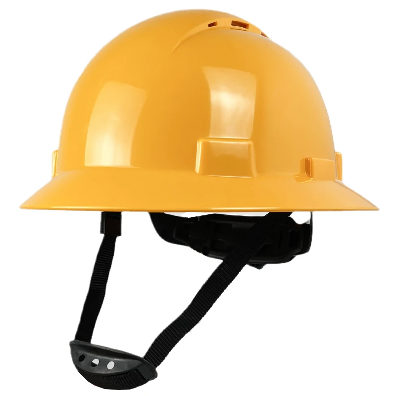 Imagem -03 - Chapéu de Aba Completa para Engenheiro Capacete de Segurança com Pontos Ajustáveis Tampa Industrial para Homens Ansi Z89.1 Aberturas Hdpe