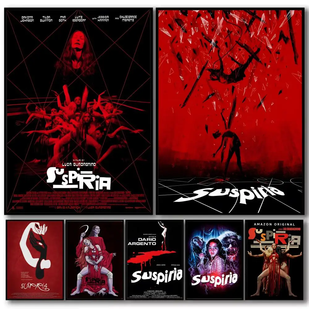 

Movie S-suspiria Painting Calligraphy High-Quality Cotton Canvas Poster Wall Art for Living Room Modern Home Decoration