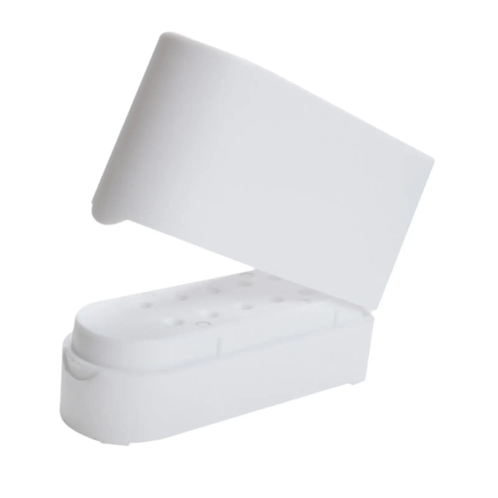 أداة مانيكير حامل لقم الأظافر 12 فتحة صندوق تخزين PP البلاستيك المنظم رف لمعدات الأظافر والمنتجات الفنية #4