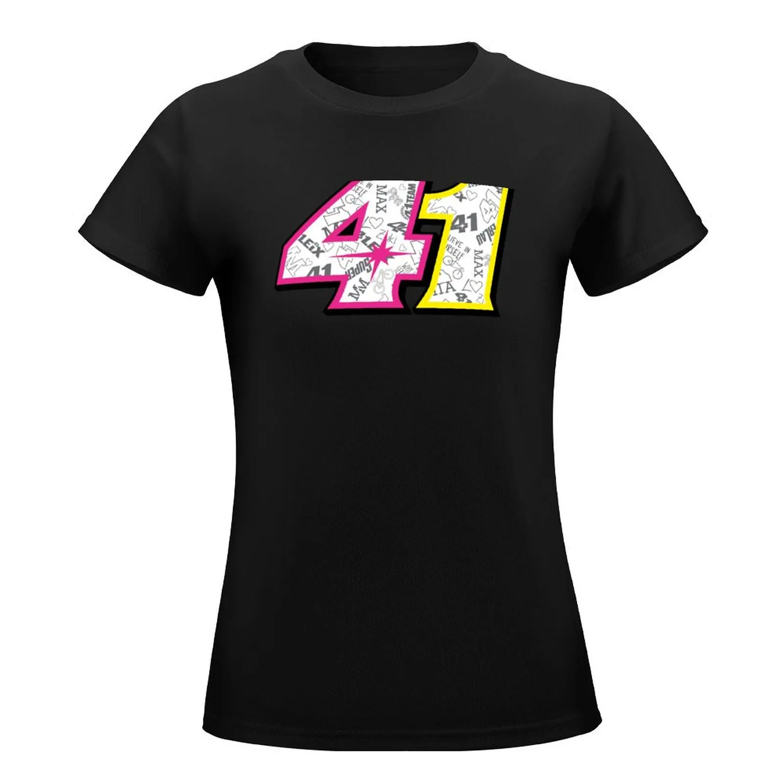 Aleix Espargaro Number 41 2021 T-Shirt plus size tops female t shirt for Women