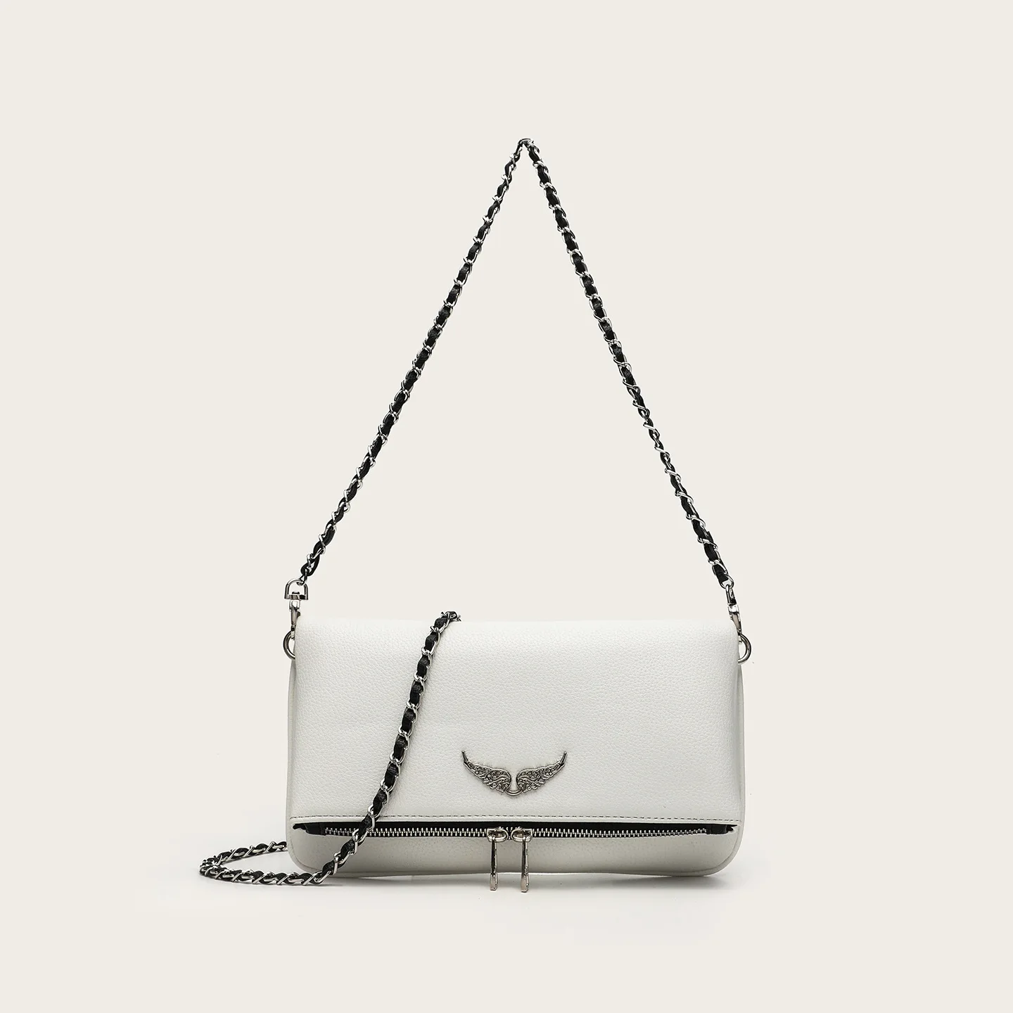 Wing Mini Square Bag für Damen, 2026 Modische Unterarm-, Schulter- & Crossbody-Tasche, Niedliche Kleine Handtasche, Vielseitige Schicke Umhängetasche