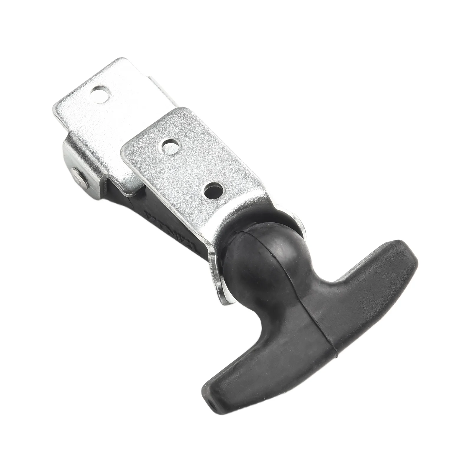 Rubber Hood Latch Stainless Steel T Handle For Installation Stainless Steel Brackets Vibration Absorption Comfortable Grip