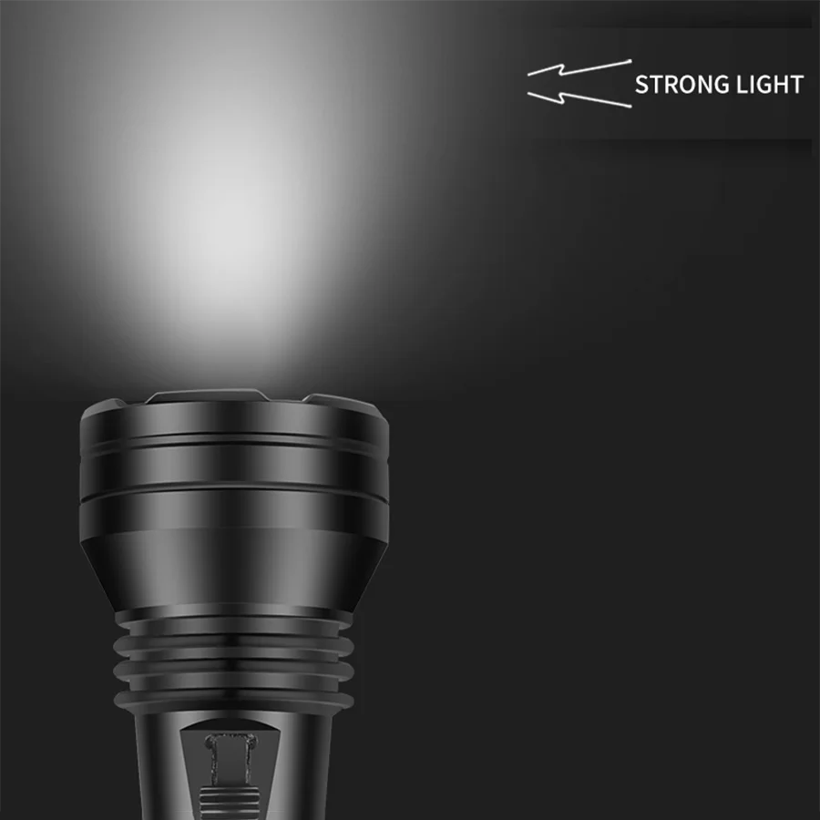 Powerful Diving Flashlight XHP120 LED Professional Diving Torch Super Bright Underwater Light Amhibious Scuba Lamp Waterproof