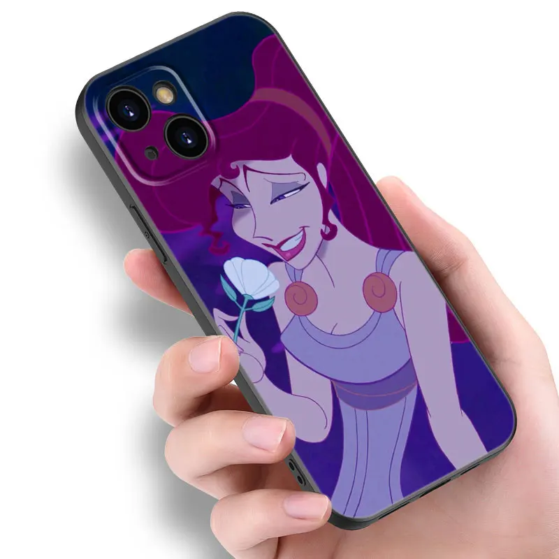 Disney Hercules Phone Case For Apple iPhone 12 13 Mini 11 14 15 Pro Max 7 8 Plus X XR XS SE 2020 2022 Black Silicone Case