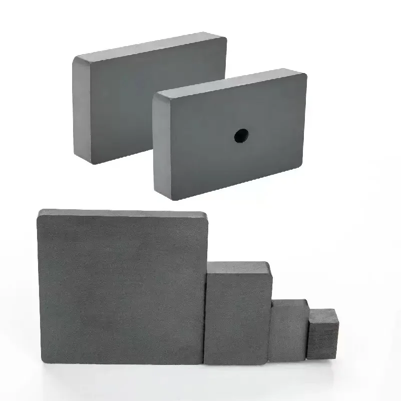 48-100mm Square magnets Strong Ferrite Block Magnet，Heavy Duty Ceramic Magnets for Industry, Science,Crafts and Hobbies