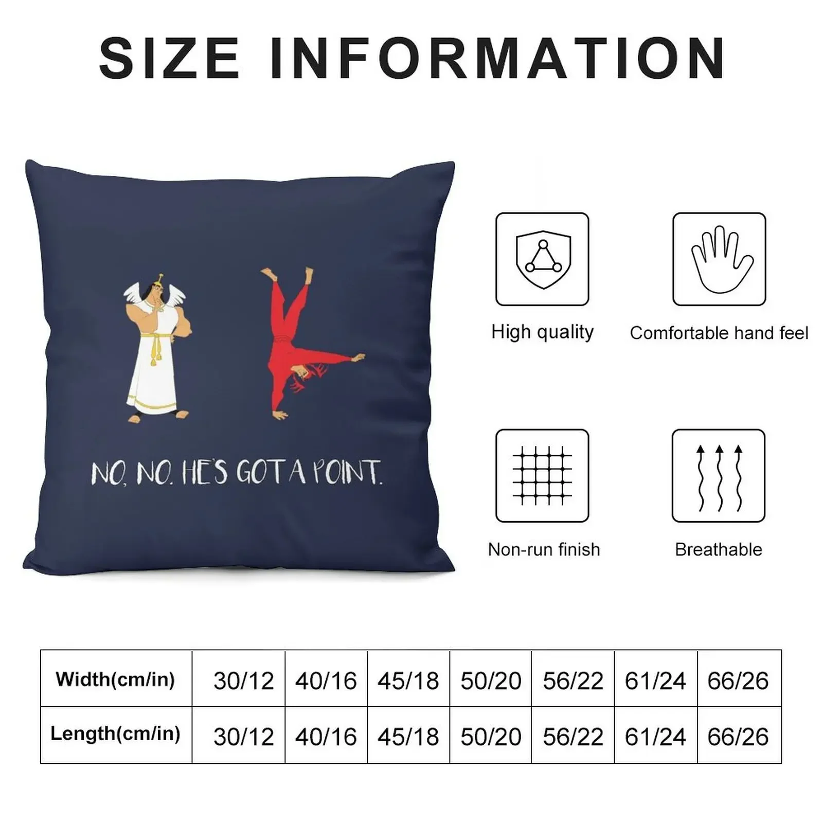 Shoulder Angel and Devil Throw Pillow Pillowcases Cushion Covers Sofa Cushions For Children pillow