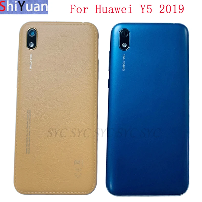 Batterij Cover Achterdeur Behuizing Case Voor Huawei Y5 2019 Back Cover Met Logo Vervanging Onderdelen