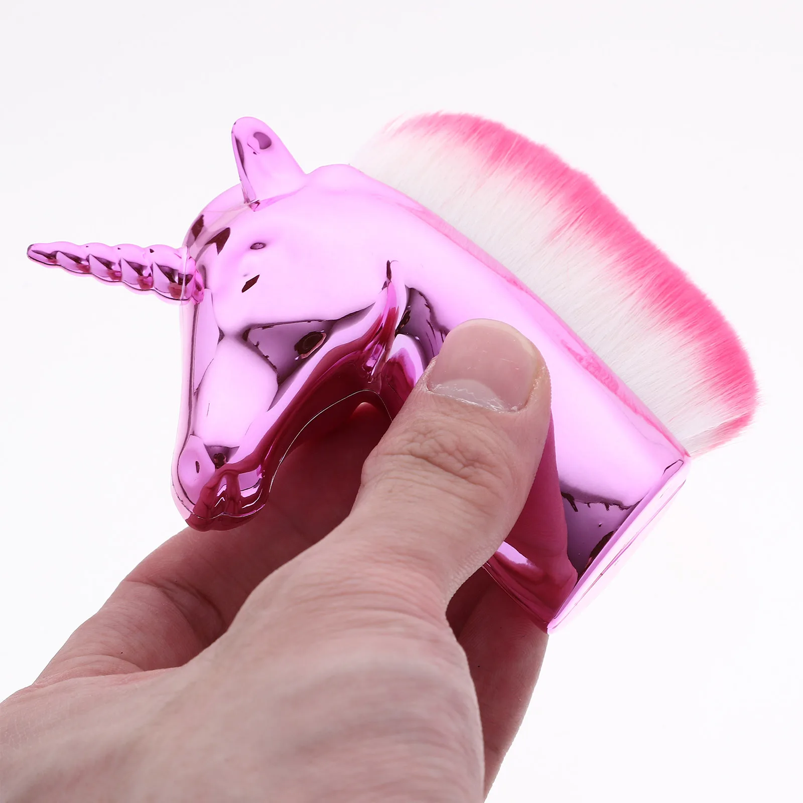 Zestawy pędzli do makijażu dla dziewcząt i kobiet, jednorożec, do twarzy, wielofunkcyjne.