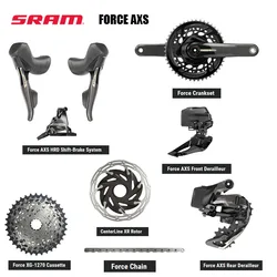 2024 SRAM FORCE AXS Groupset Force AXS HRD Shift-Brake System ForceCrankset Force AXS Rear Derailleur