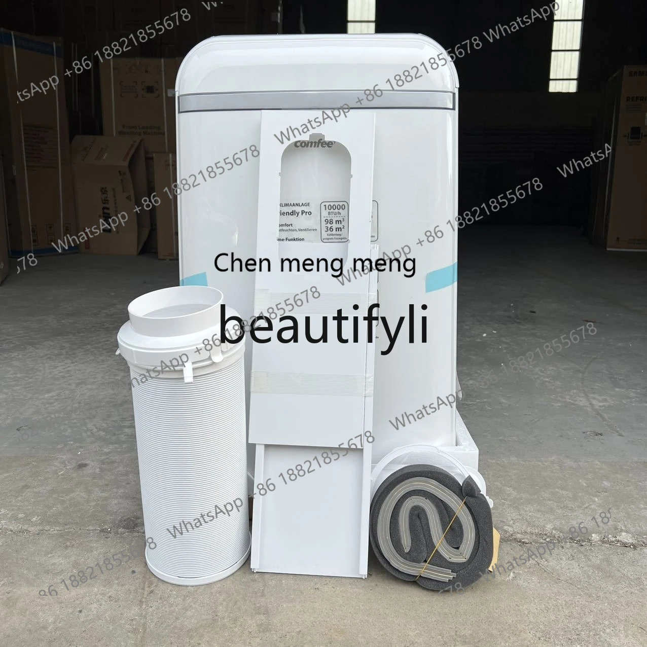 Hot sales Portable Air Conditioner Single Cooling Unit No Outdoor Unit Required Installation-Free