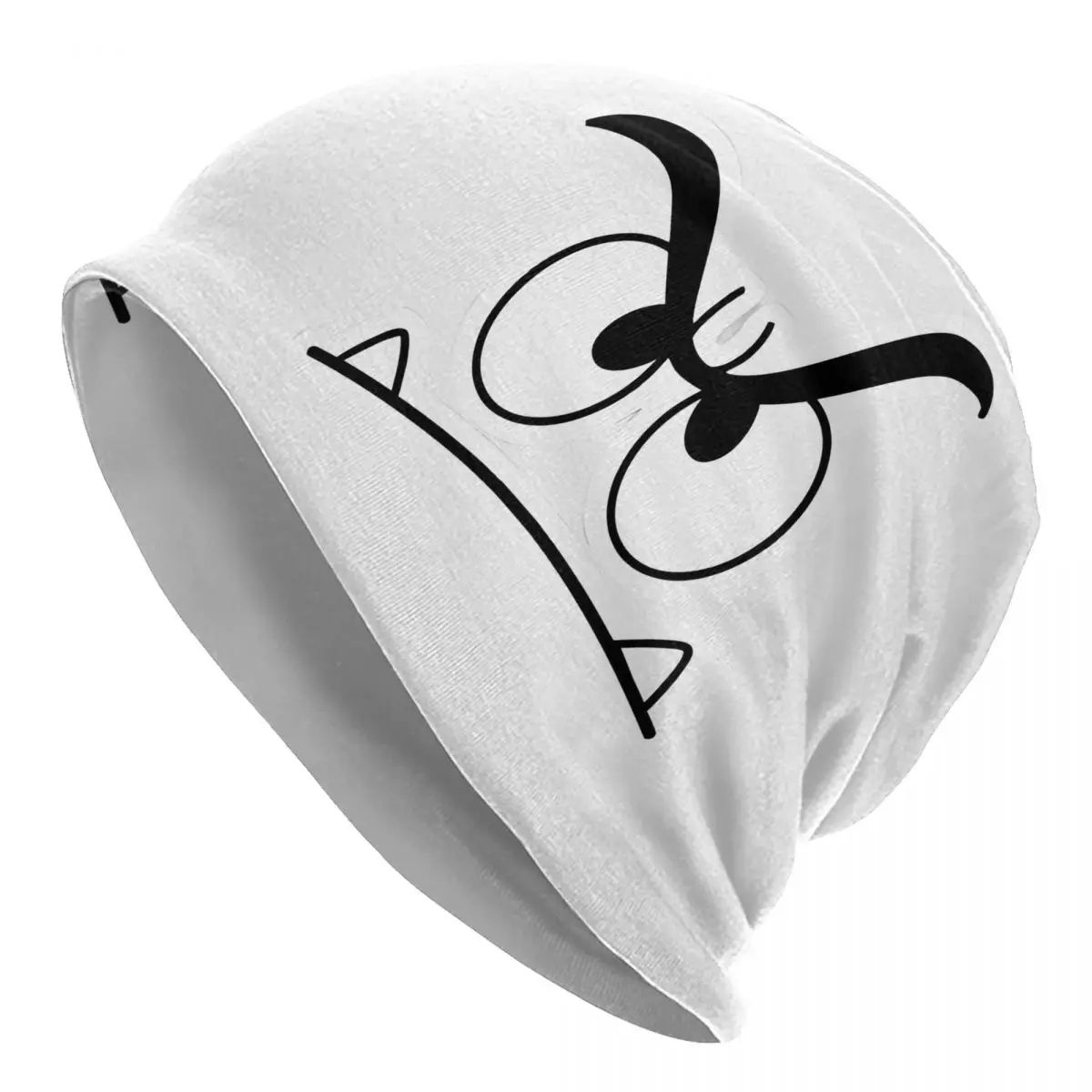 Goomba Cartoon Bonnet Hat Goth Outdoor Skullies Beanies Hats for Men Women Spring Dual-use Caps