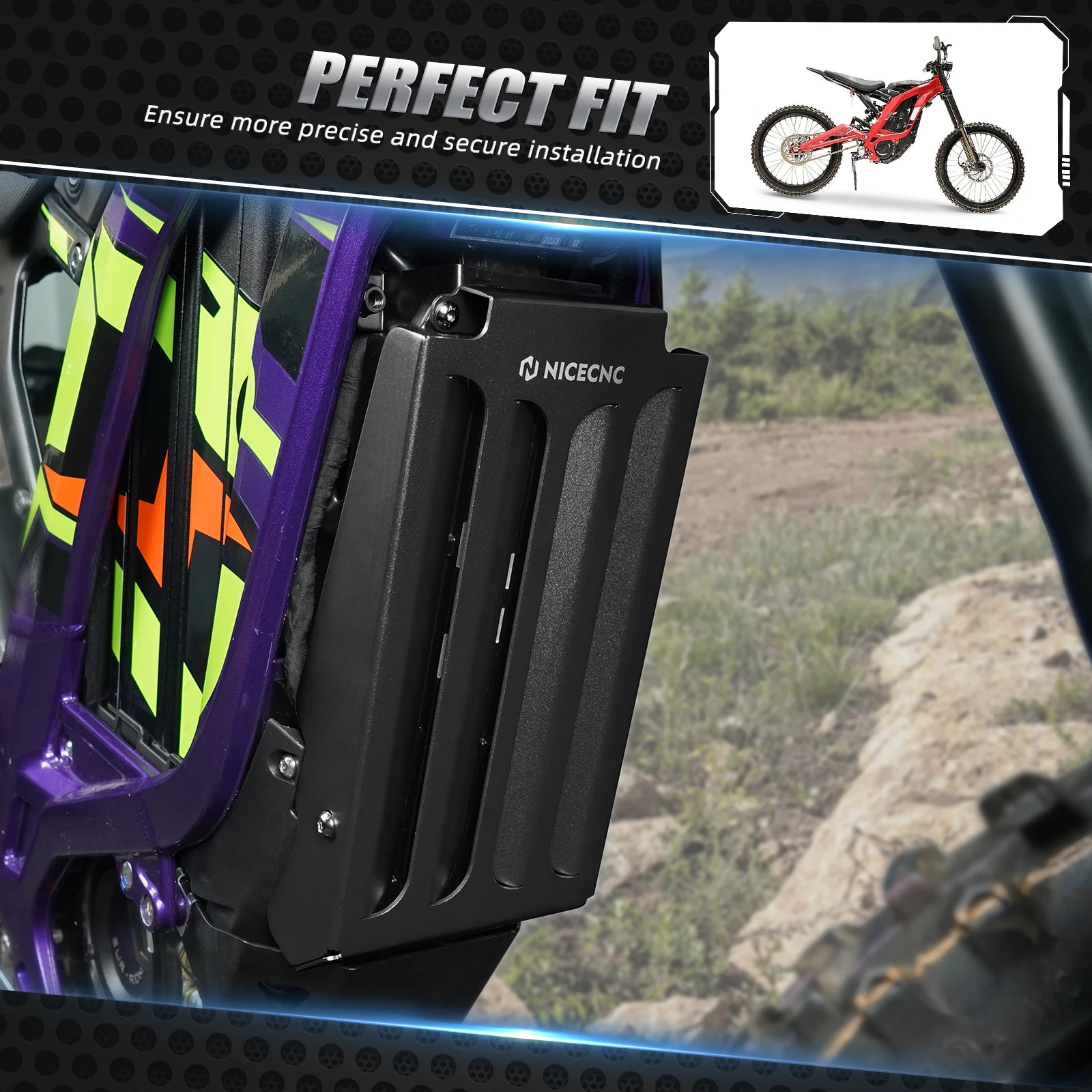 NICECNC pour Surron Light Bee X Sur-ron Light Bee S L1E, protection de contrôleur de motocross pour Segway X160 X260, moto électrique tout-terrain