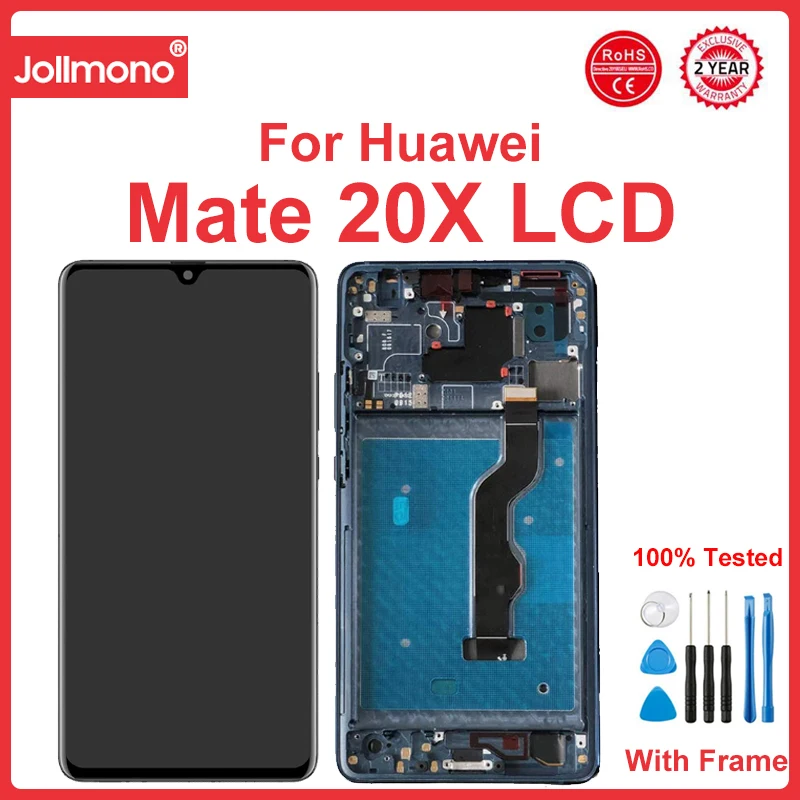 7.2'' FHD 1080 x 2244 Display for Huawei MATE 20X LCD Touch Screen Digitizer Assembly MATE20 X LCD