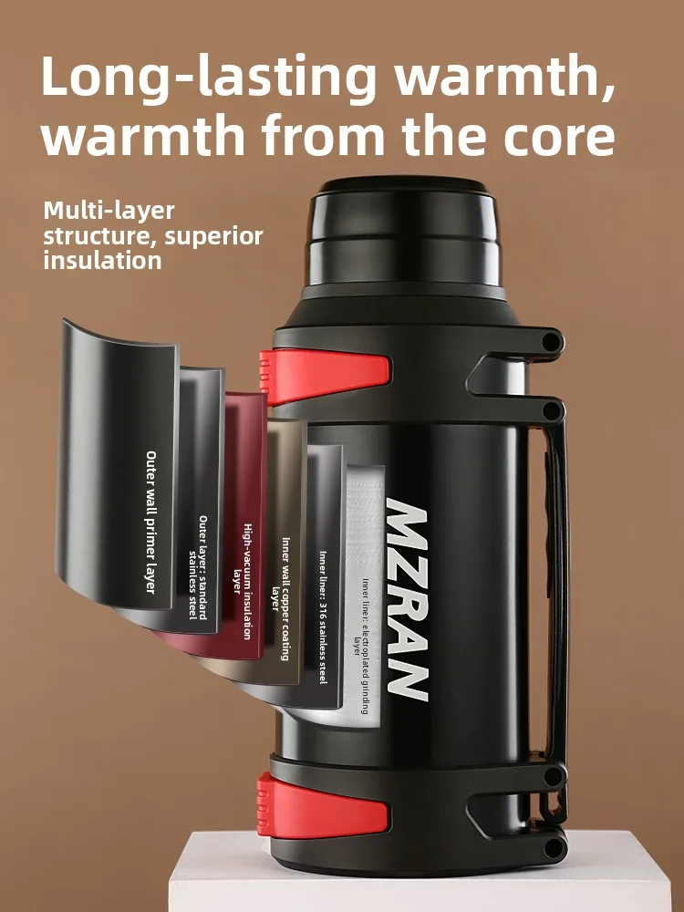 

Large Capaci Outdoor Stainl Steel 36 Insulated Water Bottle Portable Travel Men's Car Vacuum Flask Enaved Outdoor Wat...