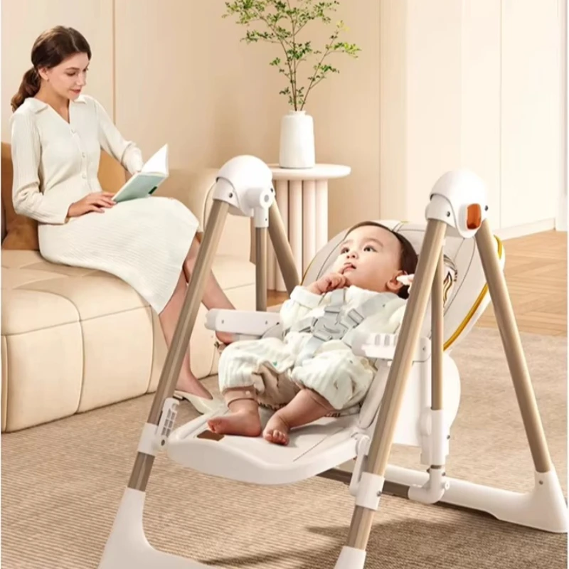 Foldable Adjustable Height Swing Baby Feeding Chair for Feeding
