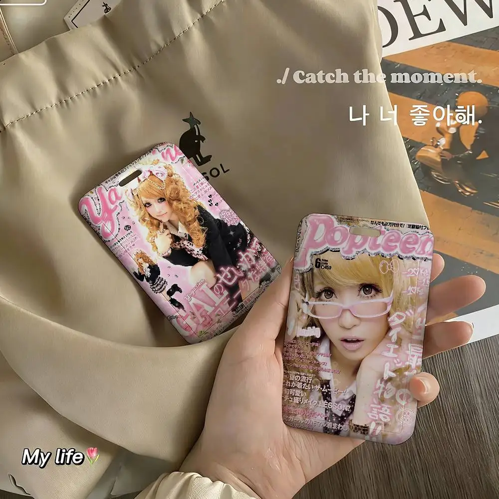 Cool Gyaru Lanyard For Keys Chain Credit Card Cover Pass Charm Straps ID Badge Holder Key Accessories Gifts