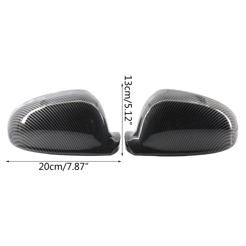 Side Wing Mirror Cover Rearview Mirror 1K0857537 Auto Exterior Parts Replacement for Golf MK5 2005-2013