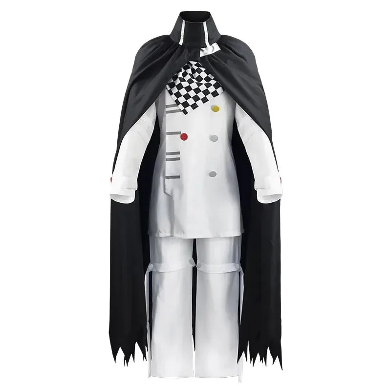 

25COSDanganronpa V3 Kokichi Oma Cosplay Costume President Uniforms Cloak Full Set Halloween Carnival clothes