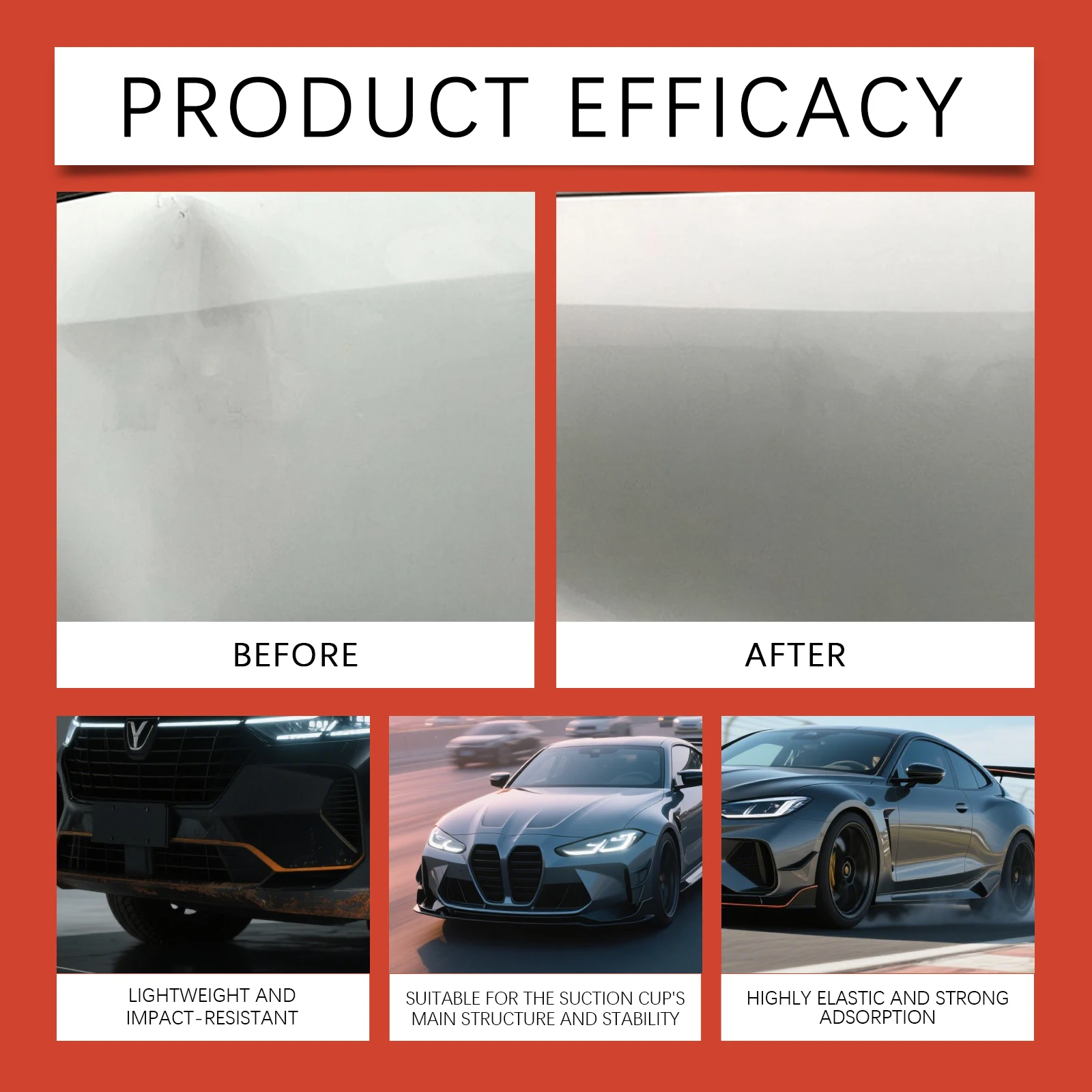 Auto Body Dent Repair Suction Puller No Scratch No Paint Damage Car Hail Dent Remover Easy Use for Beginners Vacuum suction cup