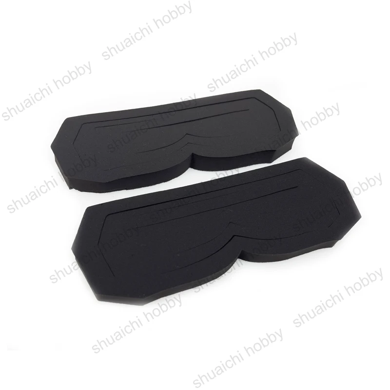 1Set Model Plane Black Face Plate Pad Sponge Eye Mask Replacement Part with Magic Sticker for Digital Glasses Orqa FPV.One Pilot
