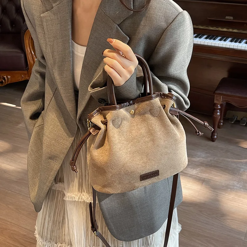 حقيبة دلو كلاسيكية لعام 2025، محفظة ذات مقبض علوي للنساء، حقيبة كروس عصرية للركاب، حقيبة متعددة الاستخدامات من اليوم إلى الليل، محكم #3