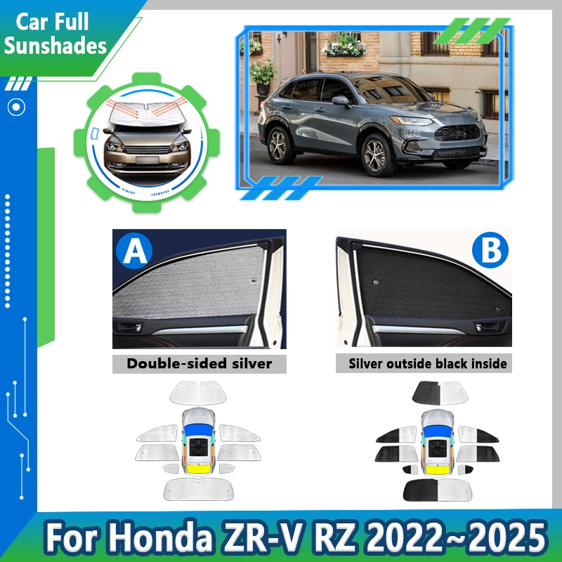 

Full Visor For Honda ZRV ZR-V RZ 2022~2025 2023 2024 Car Windows Sun Protection Windshield Sunshade Visor Cover Auto Accessories