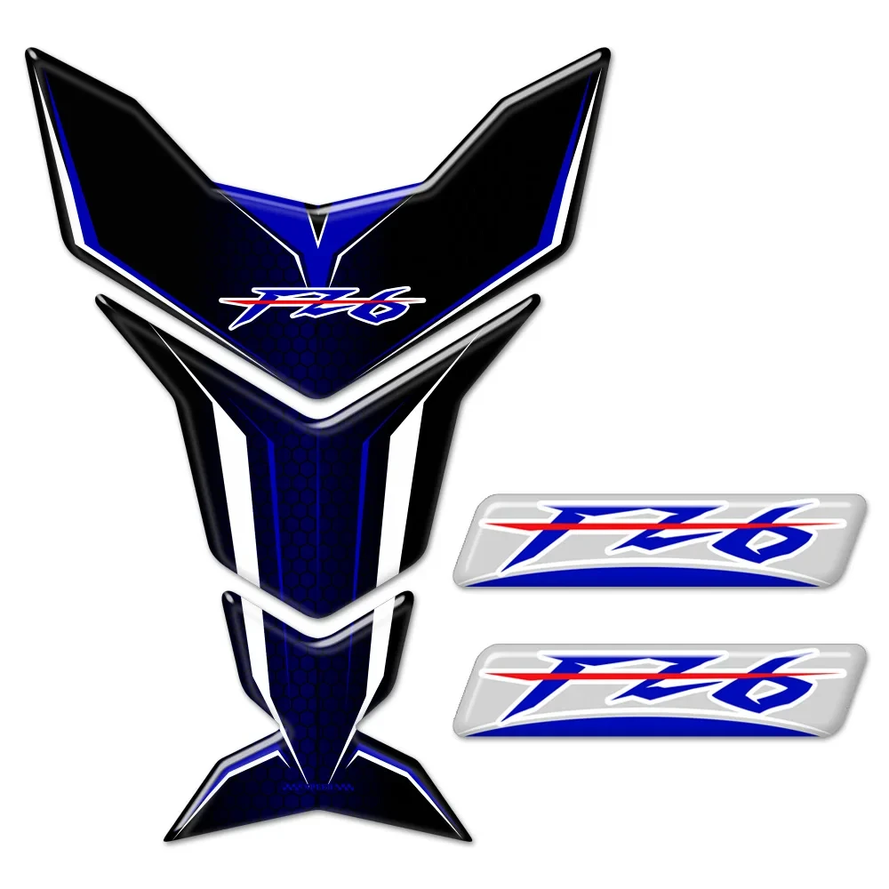 FZ6 For Yamaha FZ6 S FZ6N Fazer FZ6R adesivi Decals Side Grips Gas Fuel Oil Kit Knee Scratch Protection Tank Pad