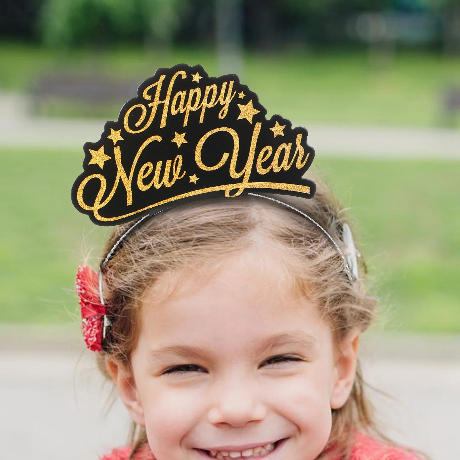 

6 Pcs New Year Headb Happy Headwear Decorations Party Supplies Celebration Accessories Photo Props Reusable Materials