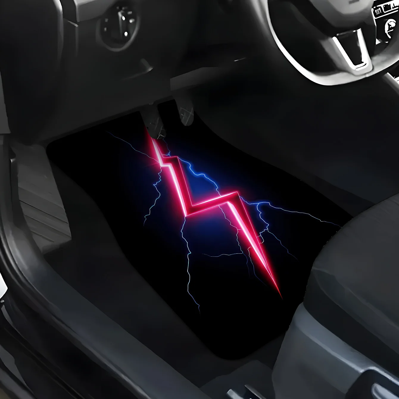 4pcs Car Floor Mats, Fashion Style, Ideal For Christmas, Valentine's Day, Thanksgiving, And Car Enthusiasts, Perfect Gift For F