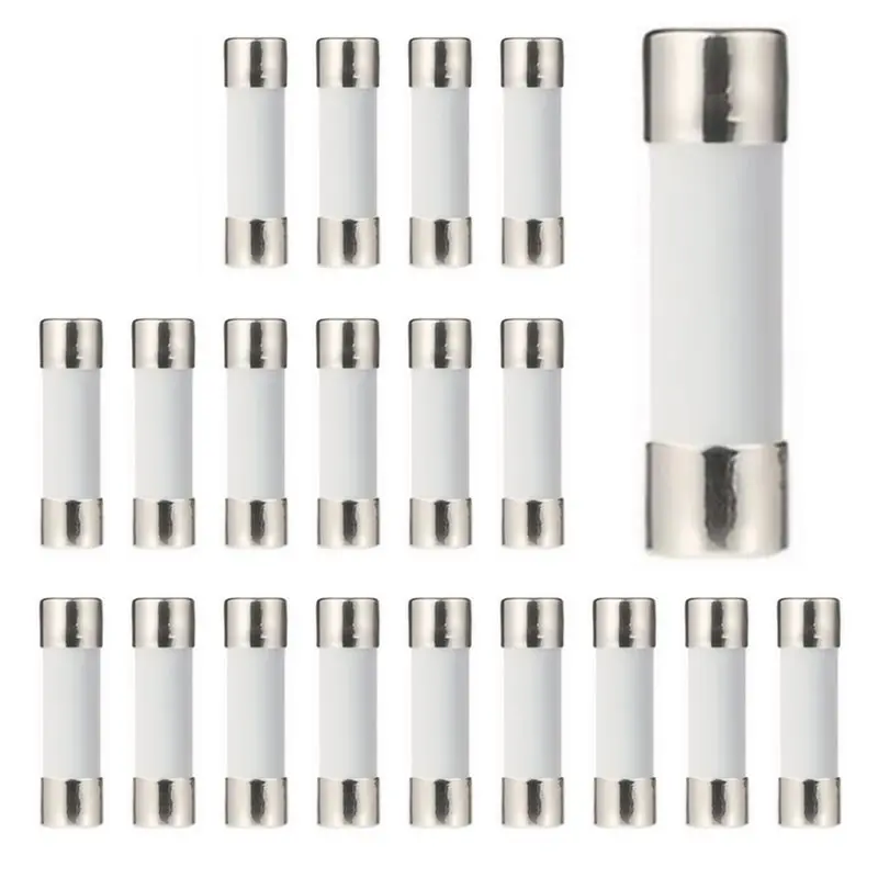 [NEWA76K!】 100Pcs Tube Fuses 5X20mm Fast-Blow Slow-Blow 250V For Circuit Protection
