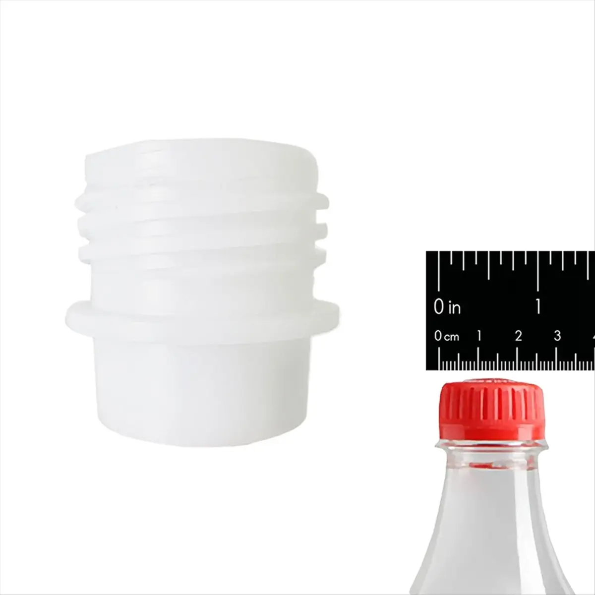 ABNQ Bottle Adapter for 28mm Gauge PET Bubble Bottle for Machine Fizzi DUO Terra Art A200 G100-A