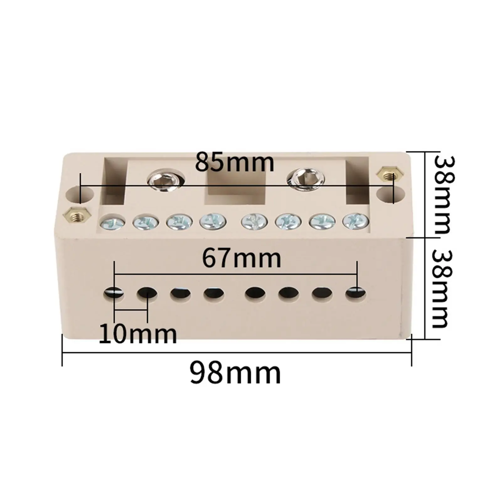 Bloco de terminais de energia Conector Bloco de terminais universal para uso doméstico