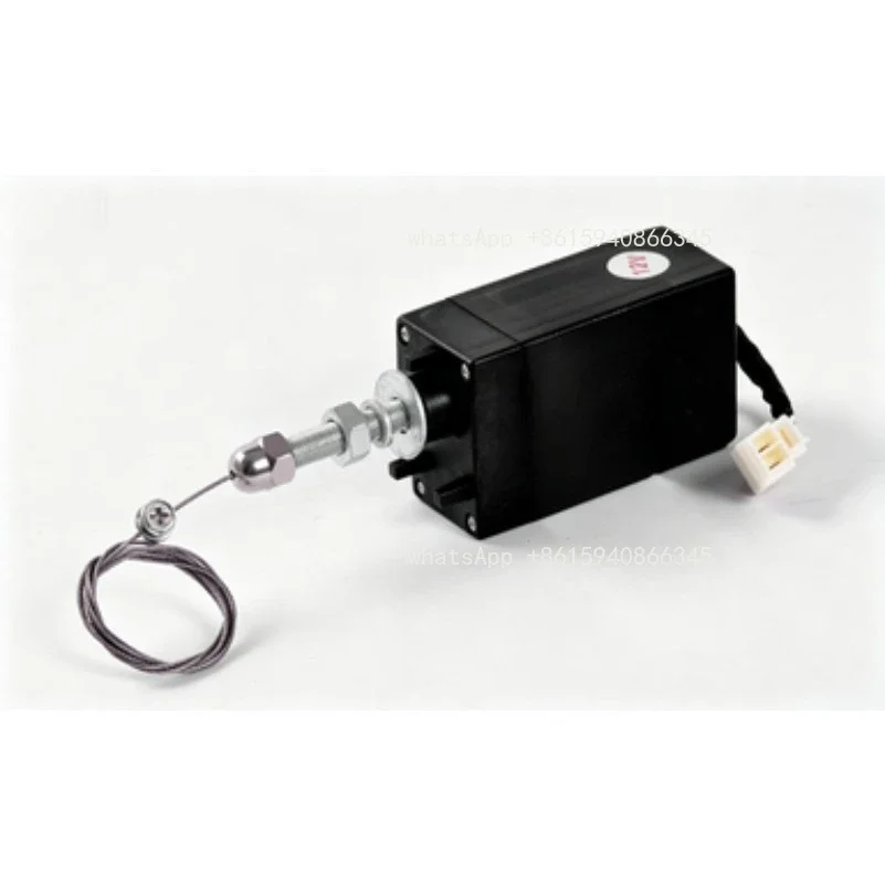 Electronic flame shut-off solenoid valve for marine generator