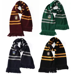 Harryy Potter Ron Gryffindor Hat Herchpach Scarf Slytherin Touch Gloves Hermione University Style Cosplay Apparel Supplies