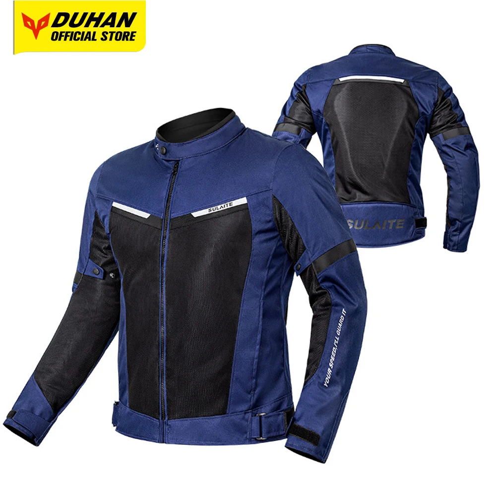 SULAITE-Chaqueta de motocicleta transpirable para hombre y mujer, ropa de protección para montar en motocicleta, equipo de protección interno CE,