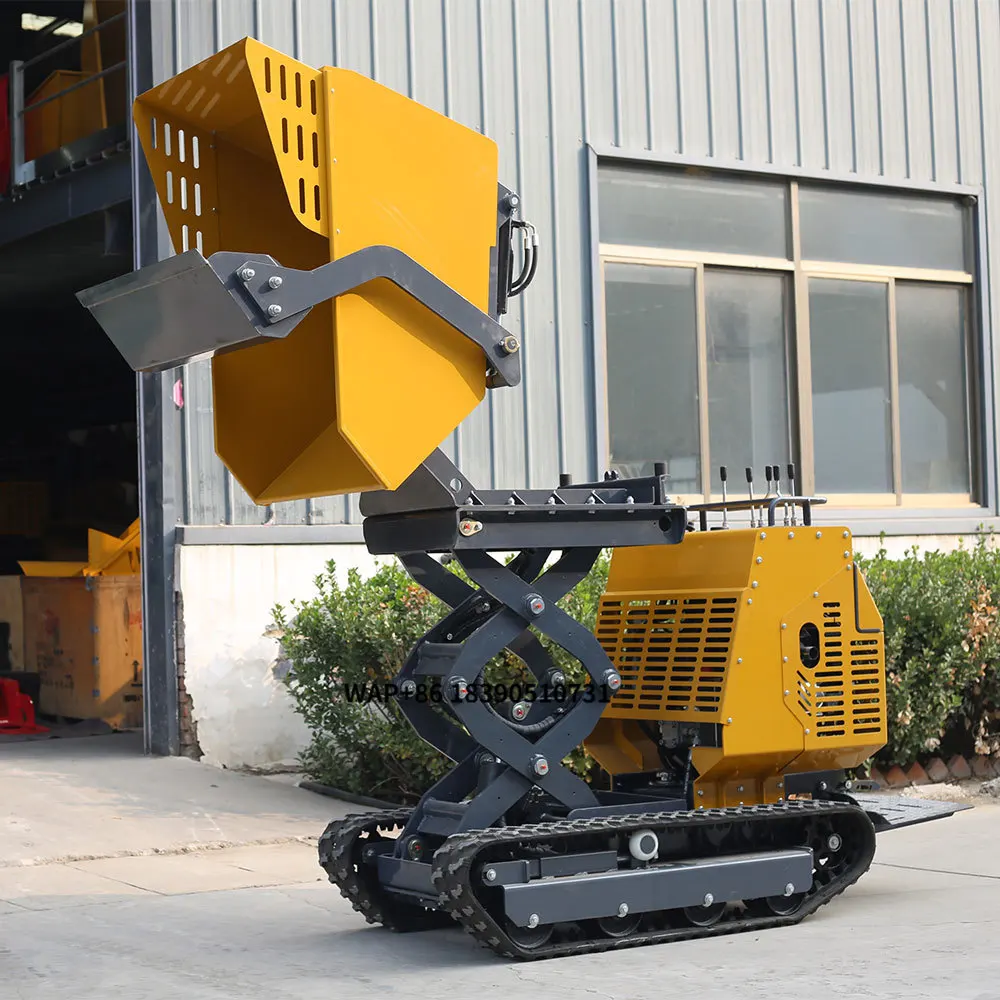 

Mini Loader Tracked Dumper 500kg-1000kg Self Loading Truck with EPA Engine Moving Type Crawler for Sale