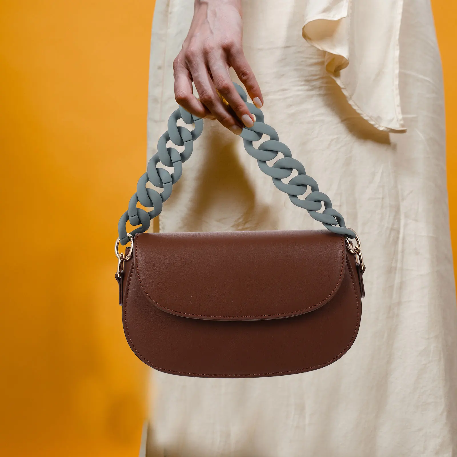 

Resin Bag Chain Stylish Handbag Replacement DIY Decorative Chain Lightweight Portable Single Shoulder Bag Accessory