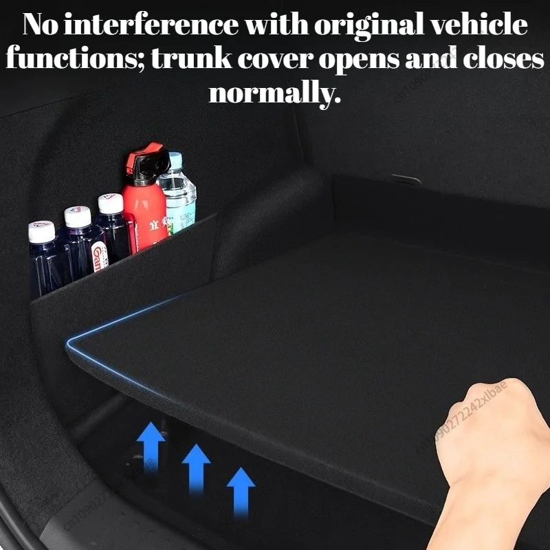 Rear Trunk Divider Storage Box Organizer, Interior Decor Accessories for Volvo EX30 2023-2026 Car Interior Storage durable