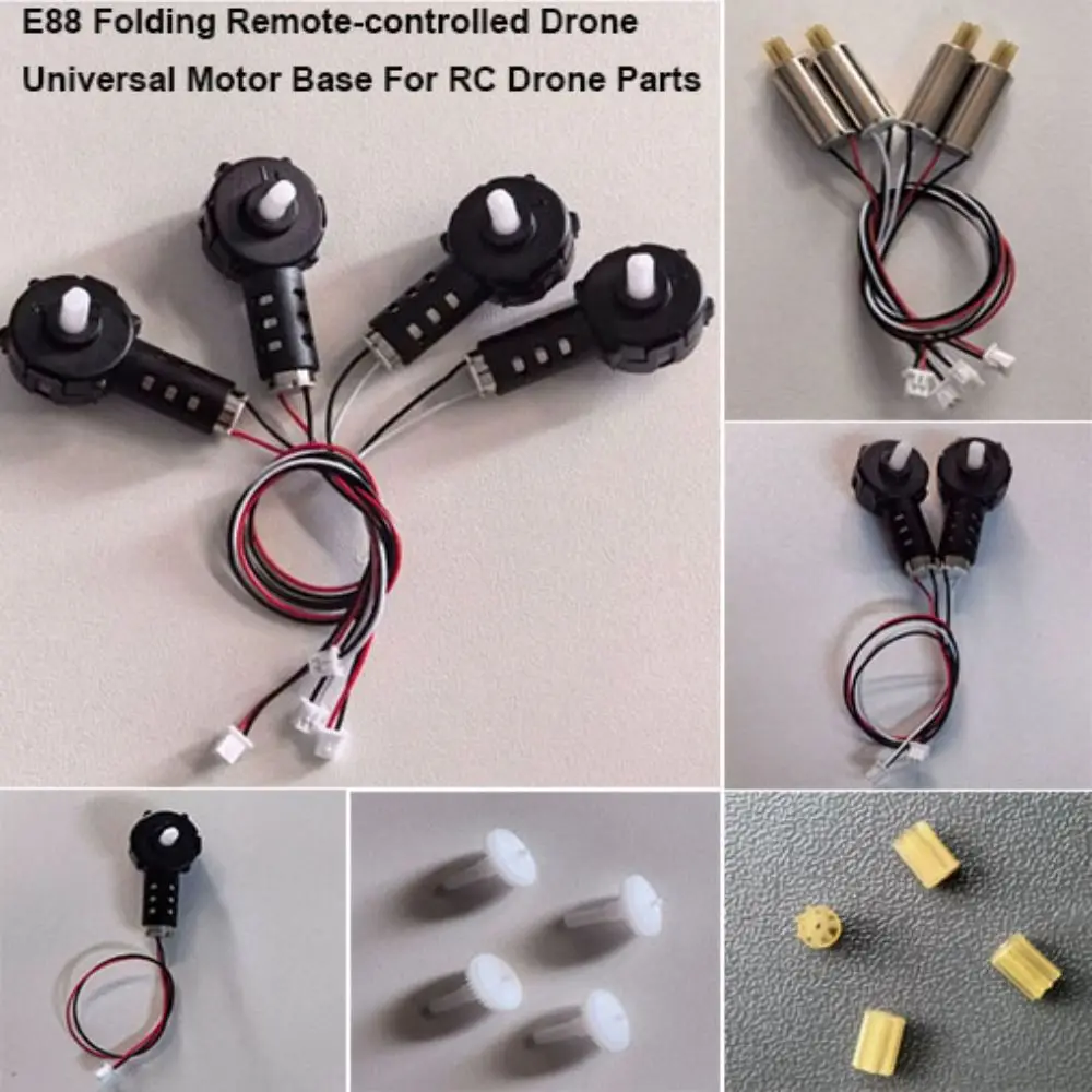 Engines Big Gear Folding Remote-controlled Motor 7 Styles Black Motor Base Universal E88pro Quadrotor Spare Parts E88 RC Parts