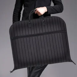 All Seasons UniversalOxford Cloth Striped Clothes Dust Cover Dress Garment Protection Case Dustproof Suit Bag