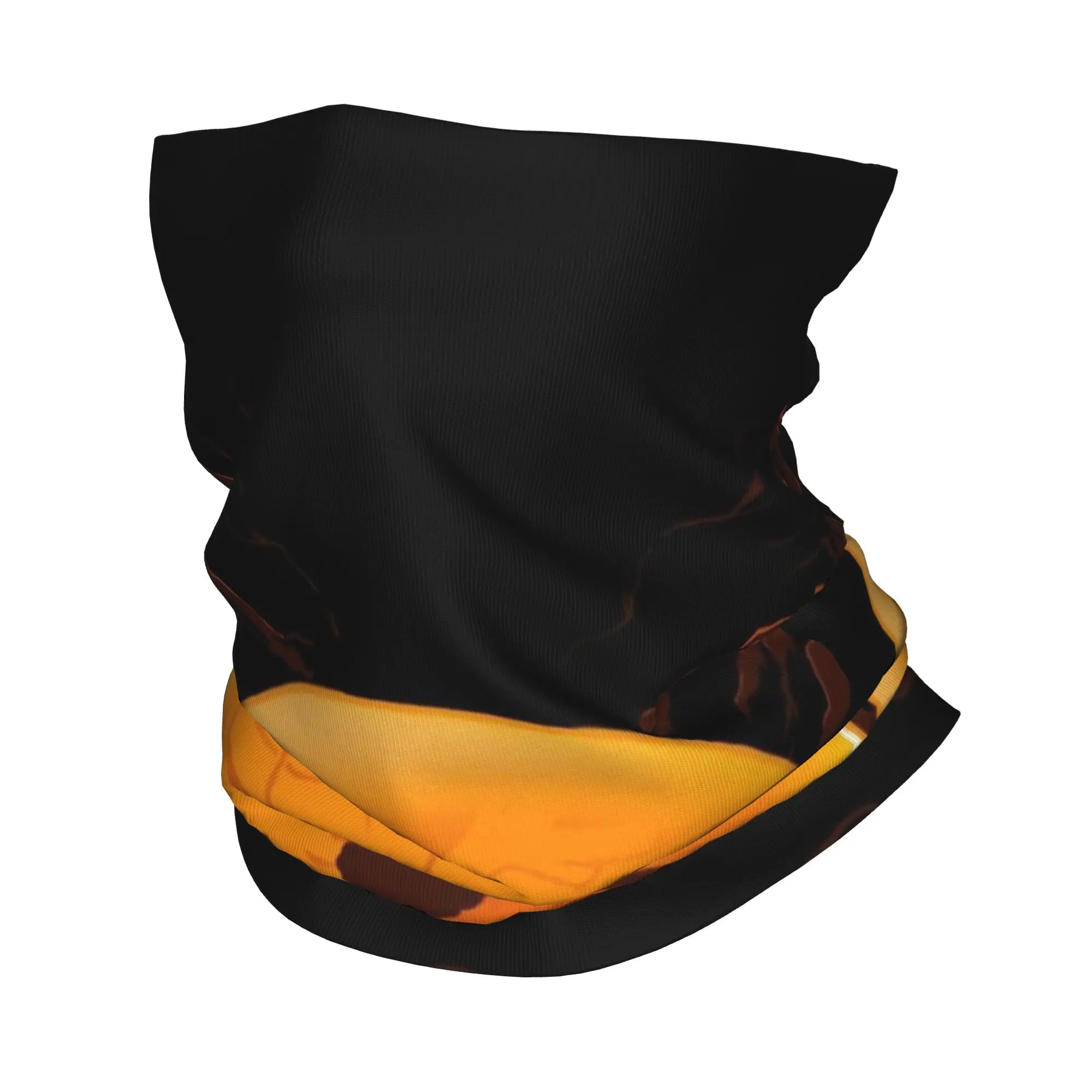 Custom Goku Anime Neck Gaiter Men Women Windproof Winter Cute Cartoon Bandana Scarf for Hiking