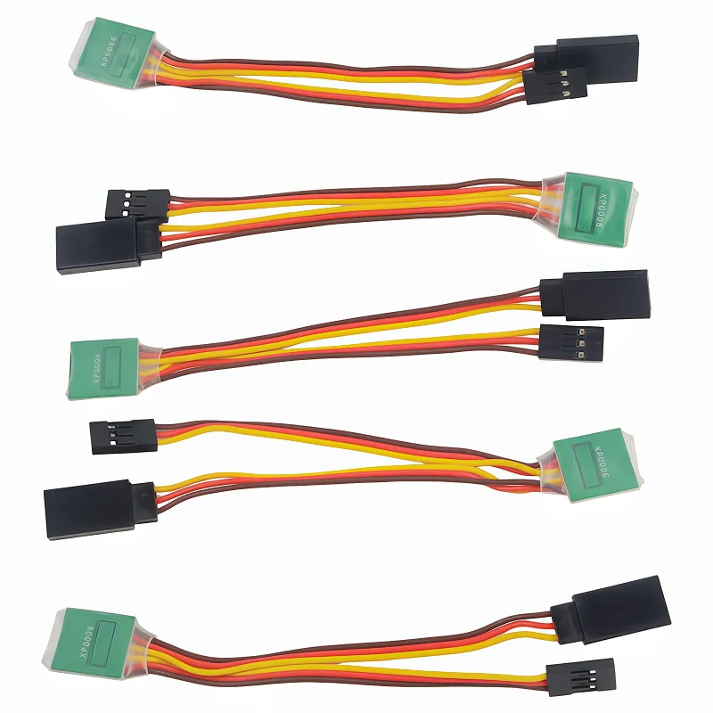 Mini Servo Inverter Reverse Servo Signal Reverser Switch Cable JR Futaba 5-6V Compatible for Servo RC Plane Car Boat