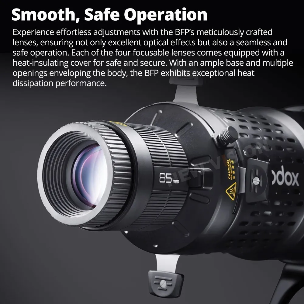 Godox BLP/BFP проекционное крепление для фотосъемки, конденсаторный светильник Bowens Mount Art, цилиндр светового луча в форме спецэффектов