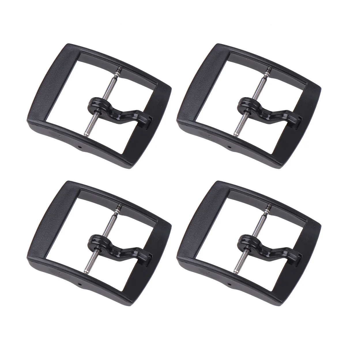 

4pcs 20Mm Plastic For Band Durable Buckle Fit Silicone Smartwatch Strap Easy Install Clasp For Watch Watch Band Clasp