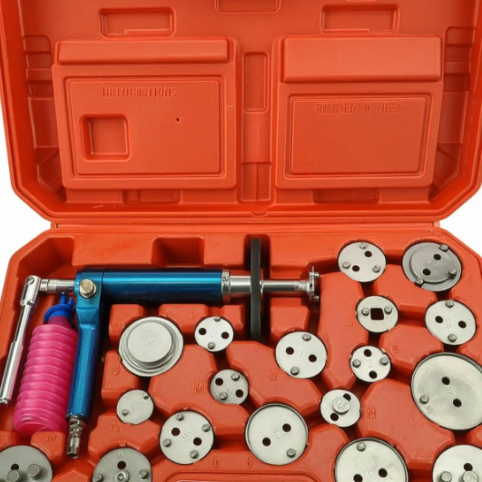 20 Pieces Brake Pad Replacement Tool Kit Universal Compatibility Pneumatic Brake Caliper Piston Adjustment Tool Kit Heavy-Duty